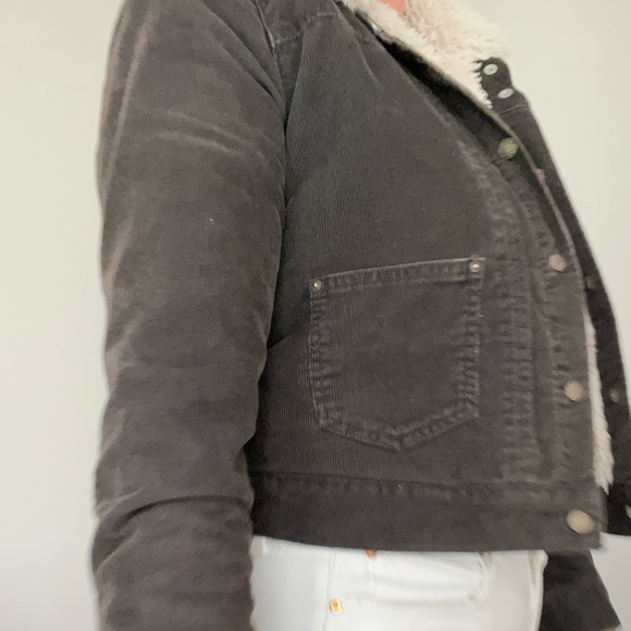 Levis Cropped Cordurouy Sherpa Jacket - Picture 5 of 13